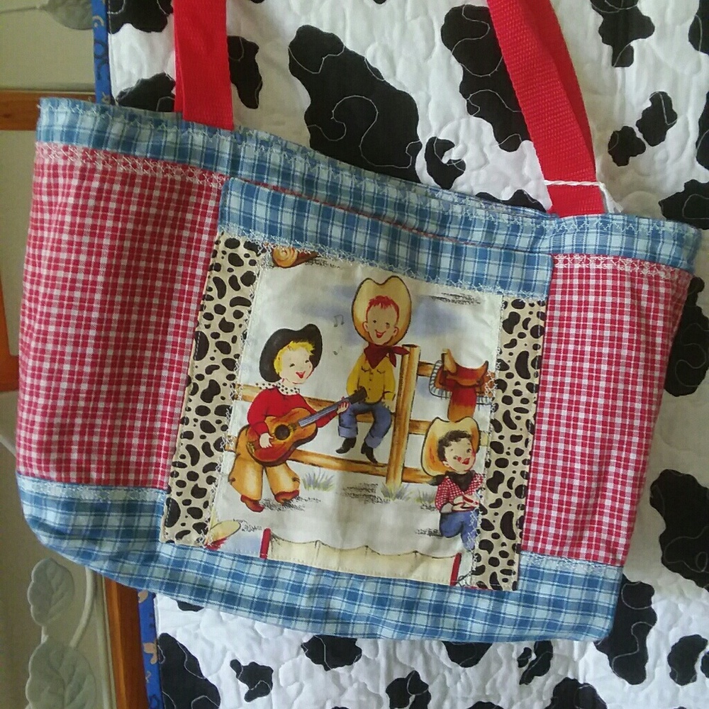 Quilt Handmade "Ride 'Em Cowboys" - Picture 4 of 5